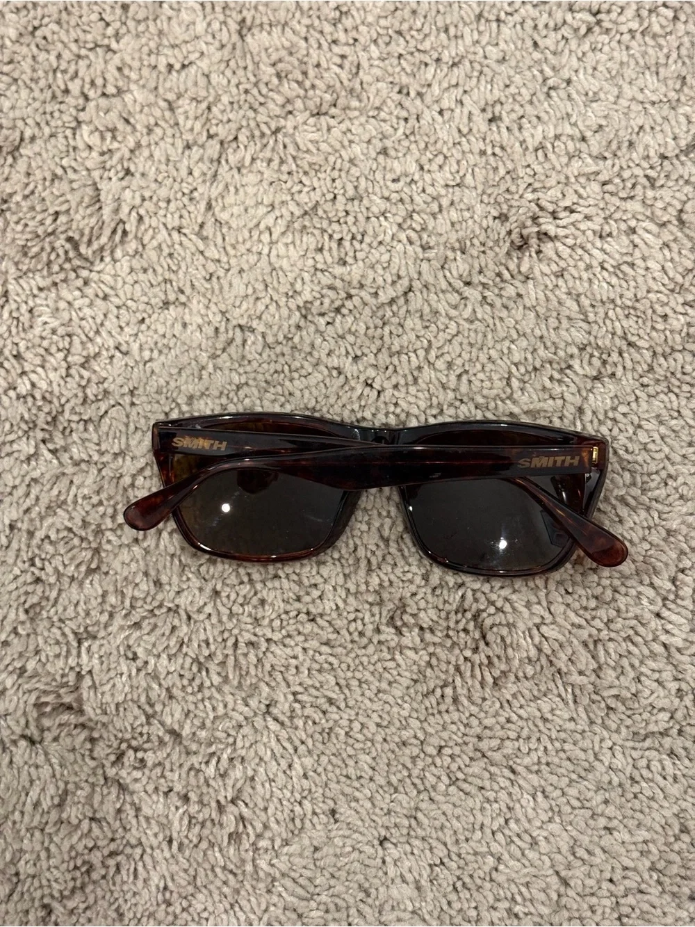 SMITH Tortoiseshell Frame Sunglasses with Brown Lenses